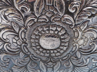 Repousse by Unknown Sterling Silver Jewelry Casket Top Opens w/6 Drawers (#7951)
