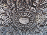 Repousse by Unknown Sterling Silver Jewelry Casket Top Opens w/6 Drawers (#7951)