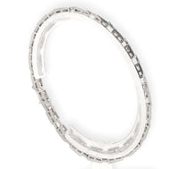 14k White Gold 2.20 Carat TW Genuine Natural Diamond Tennis Bracelet (#J7038)