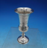 Judaica by Unknown Sterling Silver Kiddush Cup with Gold Washed Interior (#6789)