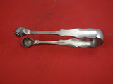 Coin Silver by Various Makers Ice Tong by F.S. shell 6 3/8"