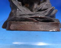 Miley Busiek Frost Bronze Bald Eagle Figurine "Together A New Beginning" (#6972)