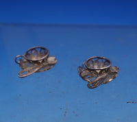 Filigree by Unknown Sterling Silver Doll House Miniature Tea Set 6pc (#6892)
