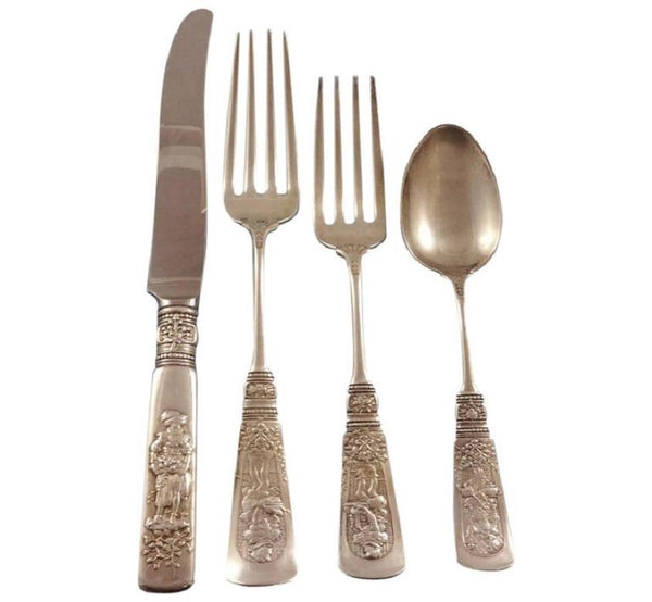 Fontainebleau by Gorham Sterling Silver Flatware Set Service 26 Pieces