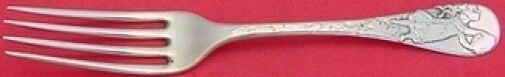 Tiffany & Co. Sterling Silver Junior Fork Girl with Tamborine 6 1/4"