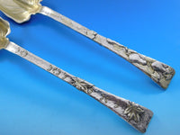 Lap Over Edge by Tiffany and Co Sterling Silver Salad Serving Set 2pc Gourd Leaf