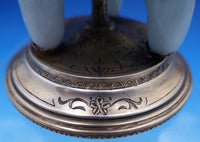 Jade by Edward Farmer Urn Light Vermeil Sterling Fittings Jade Elephant (#7950)