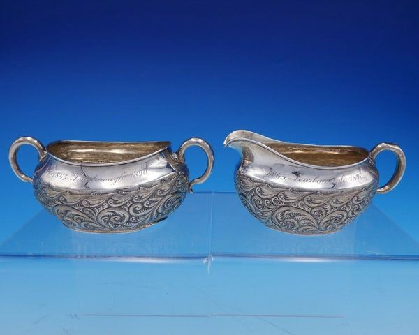 Fuchs and Beiderhase Sterling Silver Sugar and Creamer Set 2pc #802 (#3368)