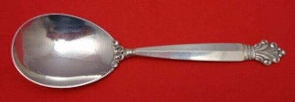 Acanthus by Georg Jensen Sterling Silver Berry Spoon All Sterling 9 3/8"
