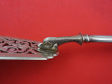 Austrian .800 Silver Fish Server HH AS pierced blade 3-D Dolphin 11 1/2"