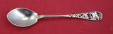 Pierced Handle by Tiffany Sterling Silver Ice Cream Spoon w/ bird bamboo 6"