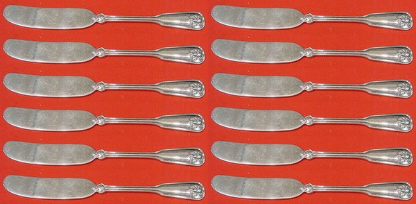 Shell and Thread by Tiffany and Co Sterling Silver Butter Spreader FH Set 12 pcs