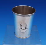 William Kendrick Sterling Silver Mint Julep Cup w/ Horseshoe 3" x 3 3/4" (#7876)