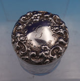 La Pierre Sterling Silver and Glass Dresser Jar with GW Interior #466 (#9162)