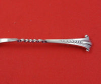 Atkin Brothers English Estate Sterling Silver Sugar Spoon Shell Chased Flowers