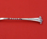 Atkin Brothers English Estate Sterling Silver Sugar Spoon Shell Chased Flowers