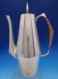 Diamond by Reed and Barton Tea Set 4pc with Rattan Handles #440 (#4889) Lovely!