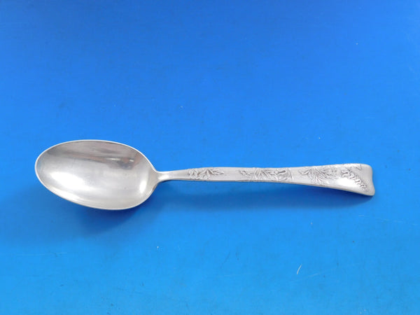 Lap Over Acid Etched by Tiffany Sterling Silver Teaspoon Lily of the Valley 6"