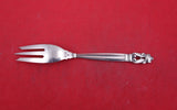 Acorn by Georg Jensen Sterling Pastry Fork 3-Tine (Long Center Tine) GI/GJ Mark