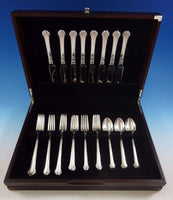 Silver Plumes by Towle Sterling Silver Flatware Set For 8 Service 32 Pieces