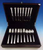 Silver Plumes by Towle Sterling Silver Flatware Set For 8 Service 32 Pieces