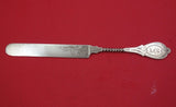 Twist by Unknown Sterling Silver Dessert Knife coin silver FH AS BC  7 3/4"