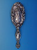 Irian by Wallace Sterling Silver Hairbrush #3000 8 1/2" x 3 1/4" w/Mono (#9105)