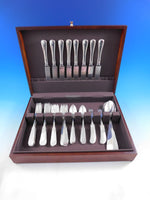 Panel Antique by Old Newbury Crafters Sterling Silver Flatware Set Service 42 pc