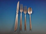 Silver Rhythm by International Sterling Silver Flatware Set 12 Service 79 Pieces