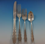 English Provincial Reed & Barton Sterling Silver Flatware Set Service 32 Pieces