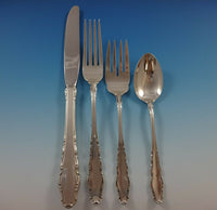 English Provincial Reed & Barton Sterling Silver Flatware Set Service 32 Pieces