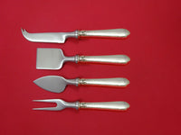 Nellie Custis by Lunt Sterling Silver Cheese Serving Set 4 Piece HHWS Custom