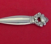 Acorn by Georg Jensen Sterling Silver Tea Caddy Spoon with GI/GJ Mark 4 1/8"