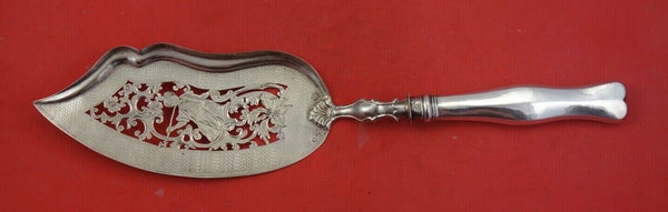 Austrian Sterling by Unknown Silver Fish Server HH AS blade pierced 12 1/2"