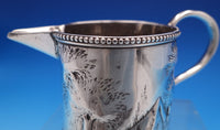 Architectural Repousse by Bailey and Co Sterling Silver Creamer Beaded (#7519)
