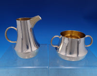 Christopher N. Lawrence English Estate Sterling Silver Sugar Creamer 2pc (#7398)