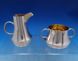 Christopher N. Lawrence English Estate Sterling Silver Sugar Creamer 2pc (#7398)