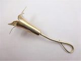 Small Sterling Child's Tussie Mussie Posey Posy Holder Flower (#J1281)