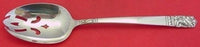 Casa Grande by Oneida Sterling Silver Serving Spoon Pierced Original 8 1/4"