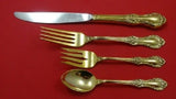 Wild Rose Vermeil By International Sterling Silver Regular Size Place Setting(s)
