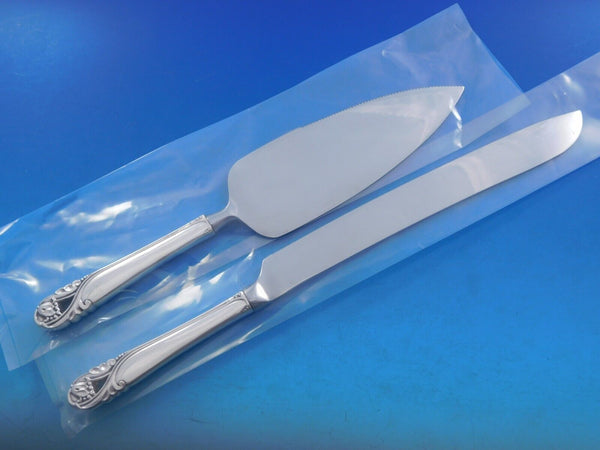 Spring Glory by International Sterling Silver Wedding Cake Set 2pc HHWS Custom