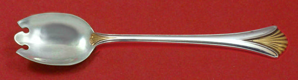 Regency Shell Gold by Lunt Sterling Silver Ice Cream Dessert Fork 6 1/8" Custom