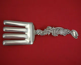 Shiebler Sterling Silver Asparagus Fork Cast Handle Cornucopia Motif #3925 10"