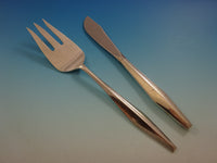 Diamond by Reed and Barton Sterling Silver Flatware Set For 8 Service 36 Pcs Mod