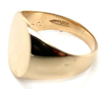 10k Yellow Gold Signet Ring Blank (Not Engraved) Size 6.5 Jewelry (#J6326)