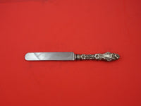 Lily by Whiting Sterling Silver Regular Knife SP blunt blade fat Handle 8 5/8"
