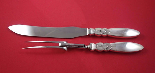 Cactus by Georg Jensen Sterling Silver Roast Carving Set 2pc HHWS