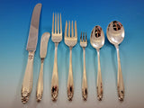 Prelude by International Sterling Silver Flatware Set for 18 Service 142 pc Huge