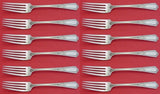 D'Orleans by Towle Sterling Silver Regular Fork Set of 12 pcs 7 1/4"