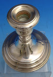 Old French by Gorham Sterling Silver Candlestick Pair #659 4 3/8"x4 7/8" (#8608)